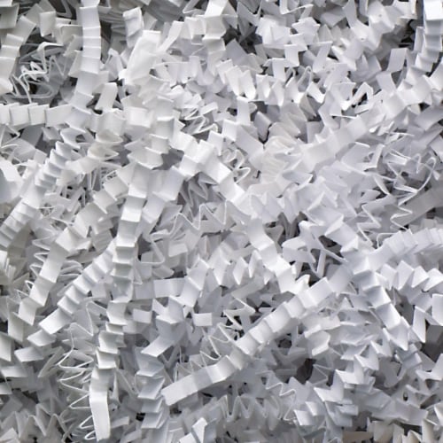 Box Partners Crinkle Paper 10 lb. White 1/Case CP10B Perspective: front