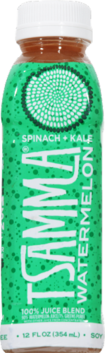 Tsamma Watermelon Spinach + Kale Juice Perspective: front