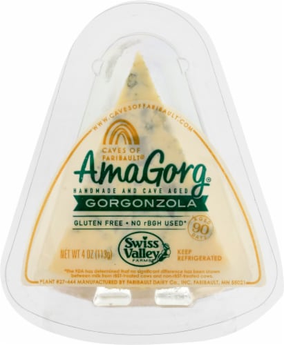 Caves of Faribault® AmaGorg® Handmade Gorgonzola Perspective: front
