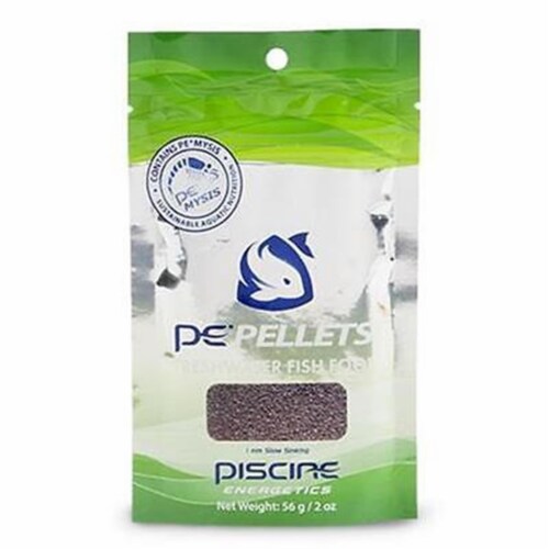 Piscine824010 1 mm 2 oz PE Freshwater Fish food Pellets Perspective: front