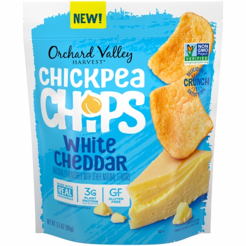 Orchard Valley Harvest™ White Cheddar Chickpea Chips Perspective: front