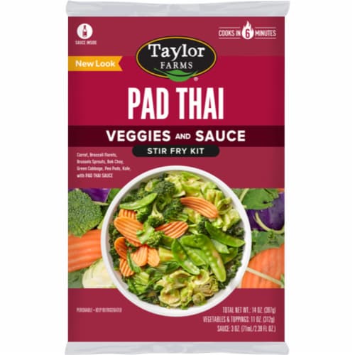 Taylor Farms Pad Thai Vegetable Stir Fry Kit Perspective: front