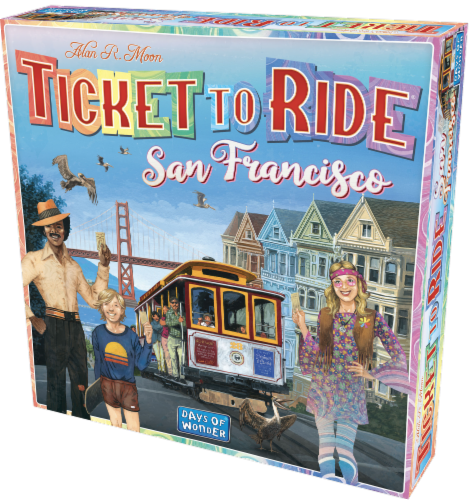 Days of Wonder® Ticket to Ride®: San Francisco Perspective: front