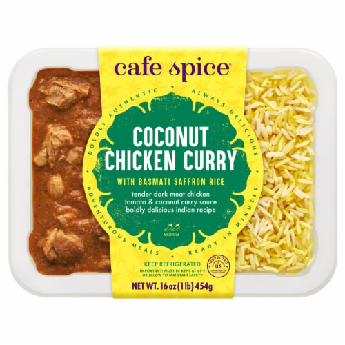 Cafe Spice® Chicken Coconut Curry Combo Perspective: front