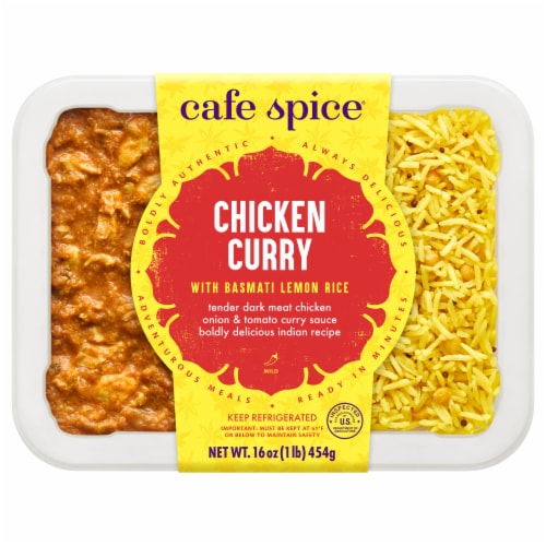 Cafe Spice® Chicken Curry with Lemon Rice Perspective: front