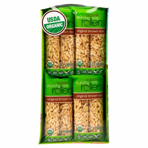 Bamboo Lane Organic Crunchy Rice Rollers, 2-count, 16-pack Perspective: front