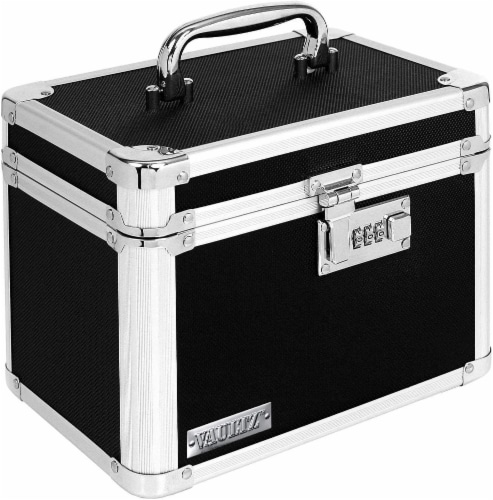 Vaultz Personal Storage Box with Combination Lock - Clear