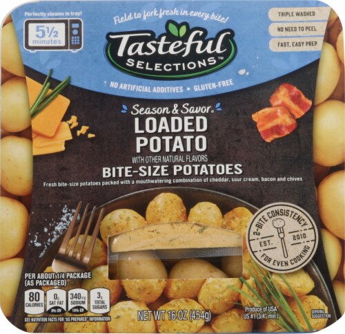 Tasteful Selections™ Season & Savor® Bite-Size Loaded Potatoes Perspective: front