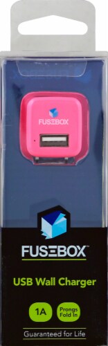 FuseBox™ 1 Amp USB Wall Charger Perspective: front