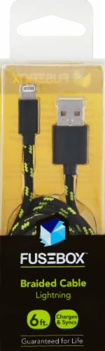 FuseBox™ Lightning Braided Cable Perspective: front