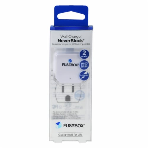 FuseBox NeverBlock Wall Charger Perspective: front
