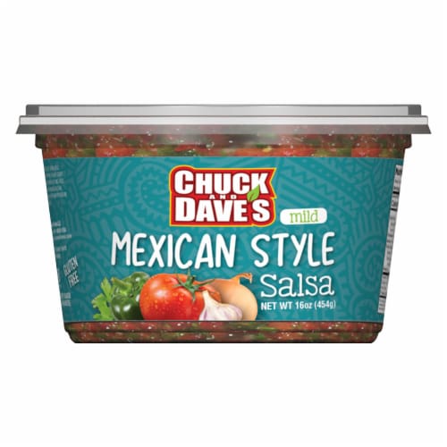 Chuck and Dave's Premium Mexican Mild Salsa Perspective: front
