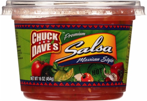 Chuck and Dave's Mexican Hot Salsa Perspective: front