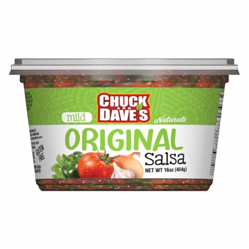 Chuck and Dave's Original Mild Salsa Perspective: front