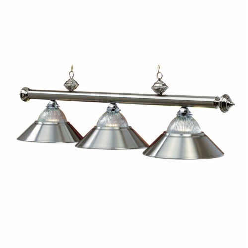 3 Lt-54 Billiard Light-Stainless Perspective: front