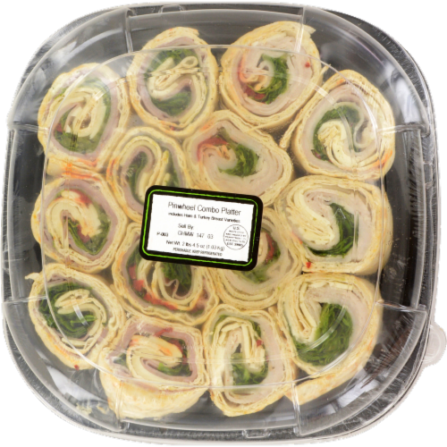 Fresh Kitchen Pinwheel Combo Platter Perspective: front
