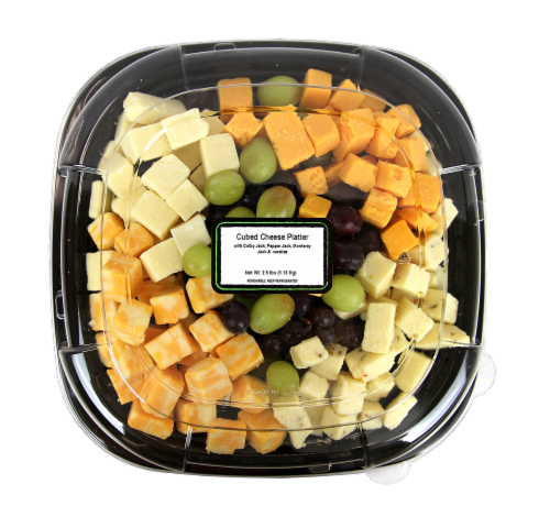 Fresh Kitchen Cubed Cheese Platter Perspective: front