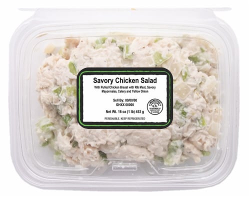 Savory Chicken Salad Pre-pack Perspective: front