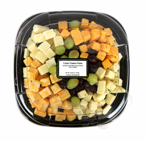 Fresh Kitchen Cubed Cheese Platter Perspective: front