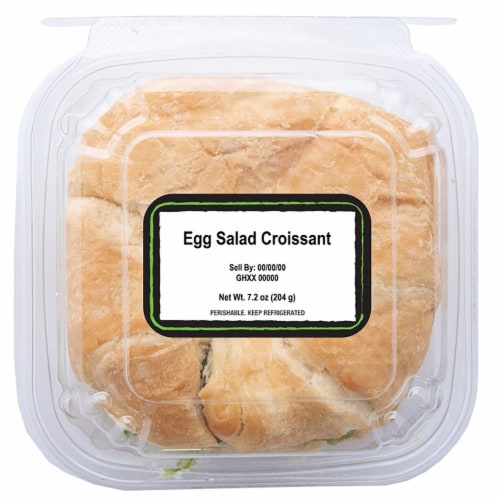 Garden Highway Egg Salad Croissant Perspective: front
