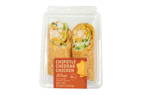 Chipotle Cheddar Chicken Wrap Perspective: front