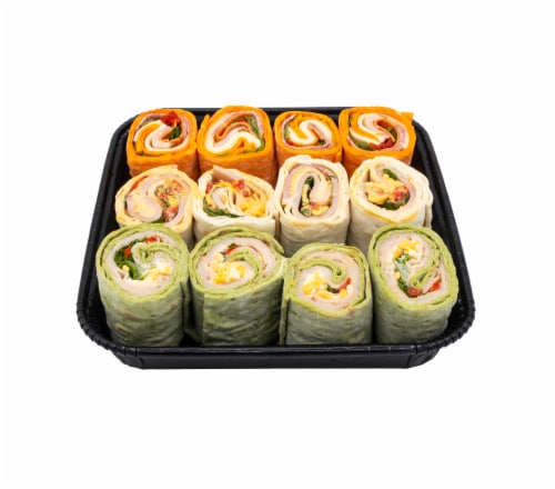 Pinwheel Trio Party Platter Perspective: front