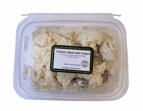 Fresh Chicken Salad with Grapes Perspective: front