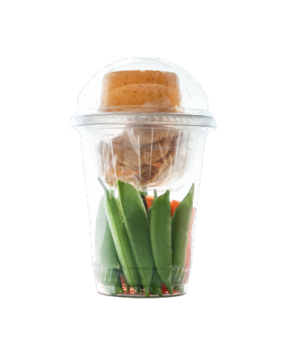 Garden Highway Red Pepper Hummus Snack Cup Perspective: front