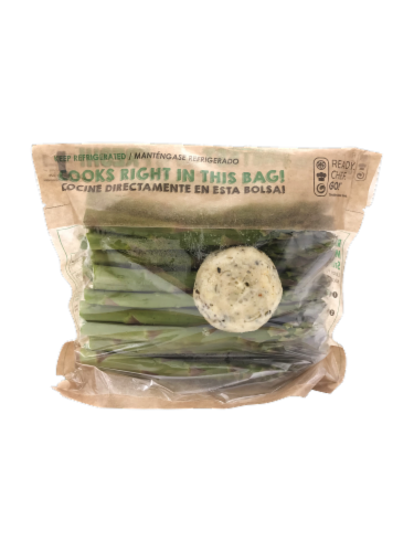 Ready. Chef. Go! Asparagus Roasting Bag Perspective: front