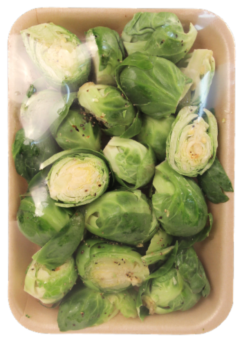 Fresh Kitchen Seasoned Brussel Sprouts Perspective: front