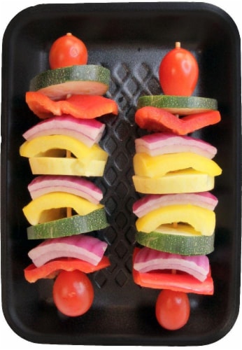 Vegetable Kabobs Perspective: front
