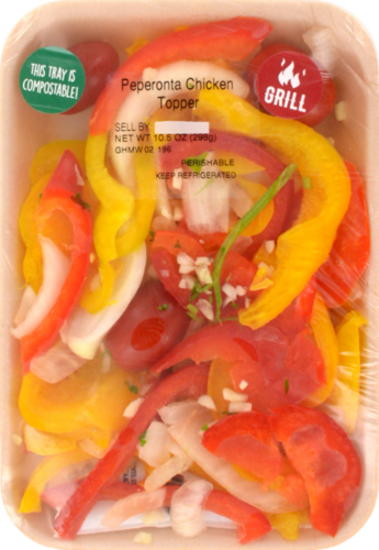 Pepperonta Chicken Topper for Grilling Perspective: front