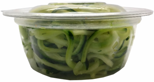 Zucchini Squash Noodles Bowl Perspective: front