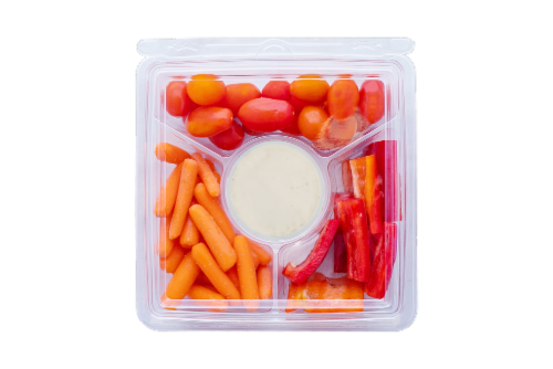 Fresh Kitchen Greek Yogurt Ranch & Vegetable Snack Meal Perspective: front