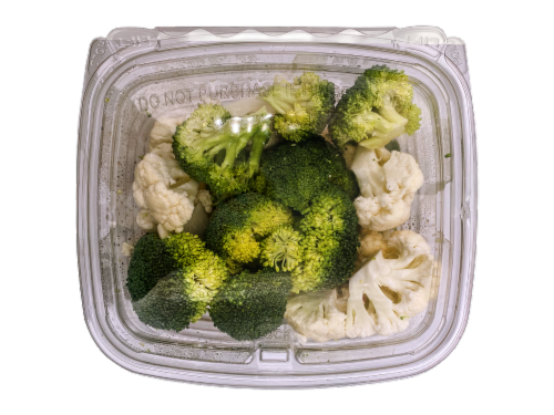 Organic Broccoli & Cauliflower Perspective: front