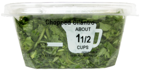 Chopped Cilantro Perspective: front