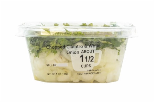 Fresh Kitchen Chopped Cilantro & White Onion Perspective: front