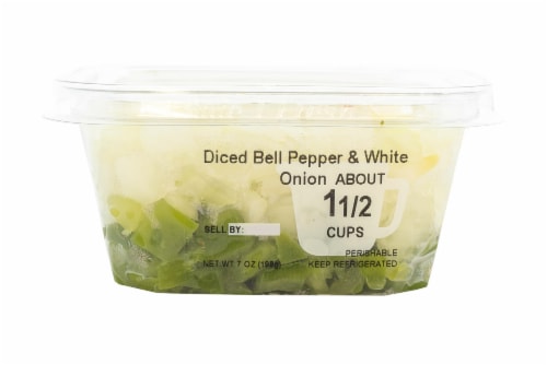 Fresh Kitchen Diced Bell Pepper & White Onion Perspective: front