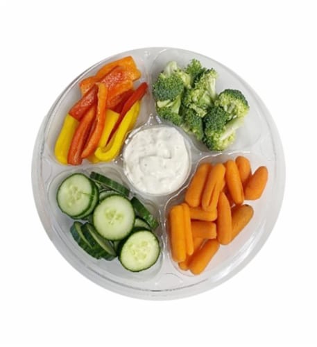 Kroger® Small Ranch Tray with Dip Perspective: front