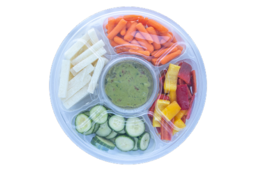 Guacamole & Vegetable Tray - Mild Perspective: front