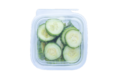 Cucumber Slices Perspective: front
