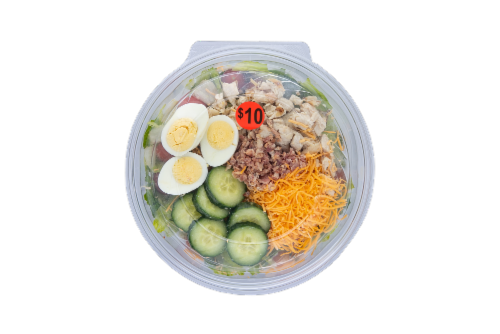 Family Size Cobb Salad Bowl Kit Perspective: front