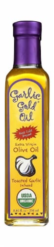 Rinaldo's Organic Garlic Gold Olive Oil Perspective: front