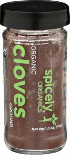 Spicely Organics Ground Cloves Perspective: front