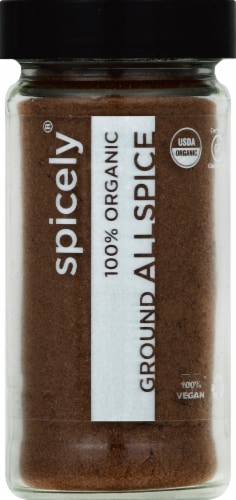 Spicely Organics Ground Allspice Perspective: front