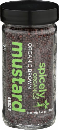 Spicely Organics Brown Mustard Seed Perspective: front