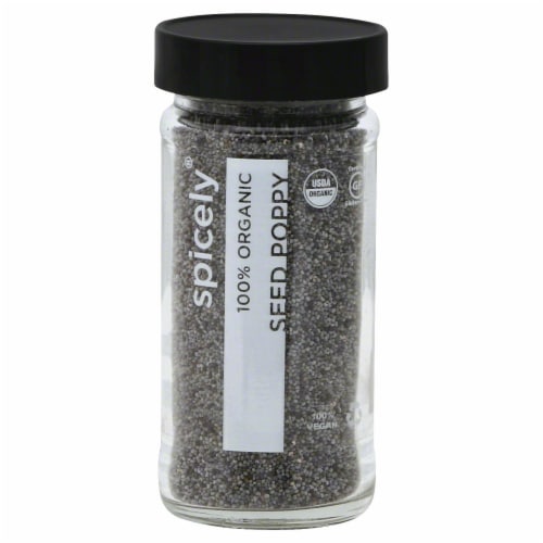 Spicely Organic Poppy Seeds Perspective: front
