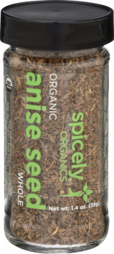 Spicely Organics Whole Anise Seeds Perspective: front