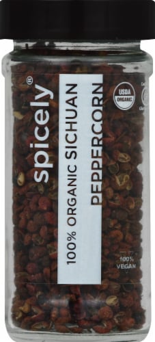 Spicely Organics Sichuan Peppercorn Perspective: front
