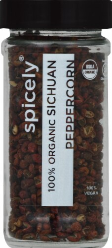 Spicely® Organics Sichuan Peppercorn Perspective: front